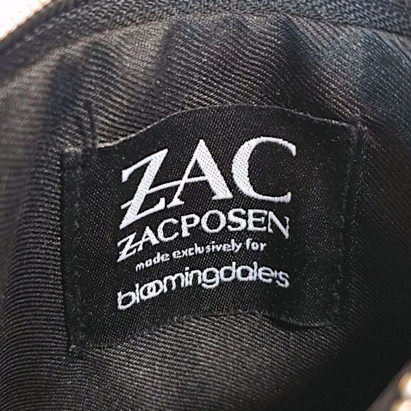 Zac Posen Small Convertible Crossbody Shoulder Bag Clutch Purse Copper Rose Gold - Picture 7 of 9